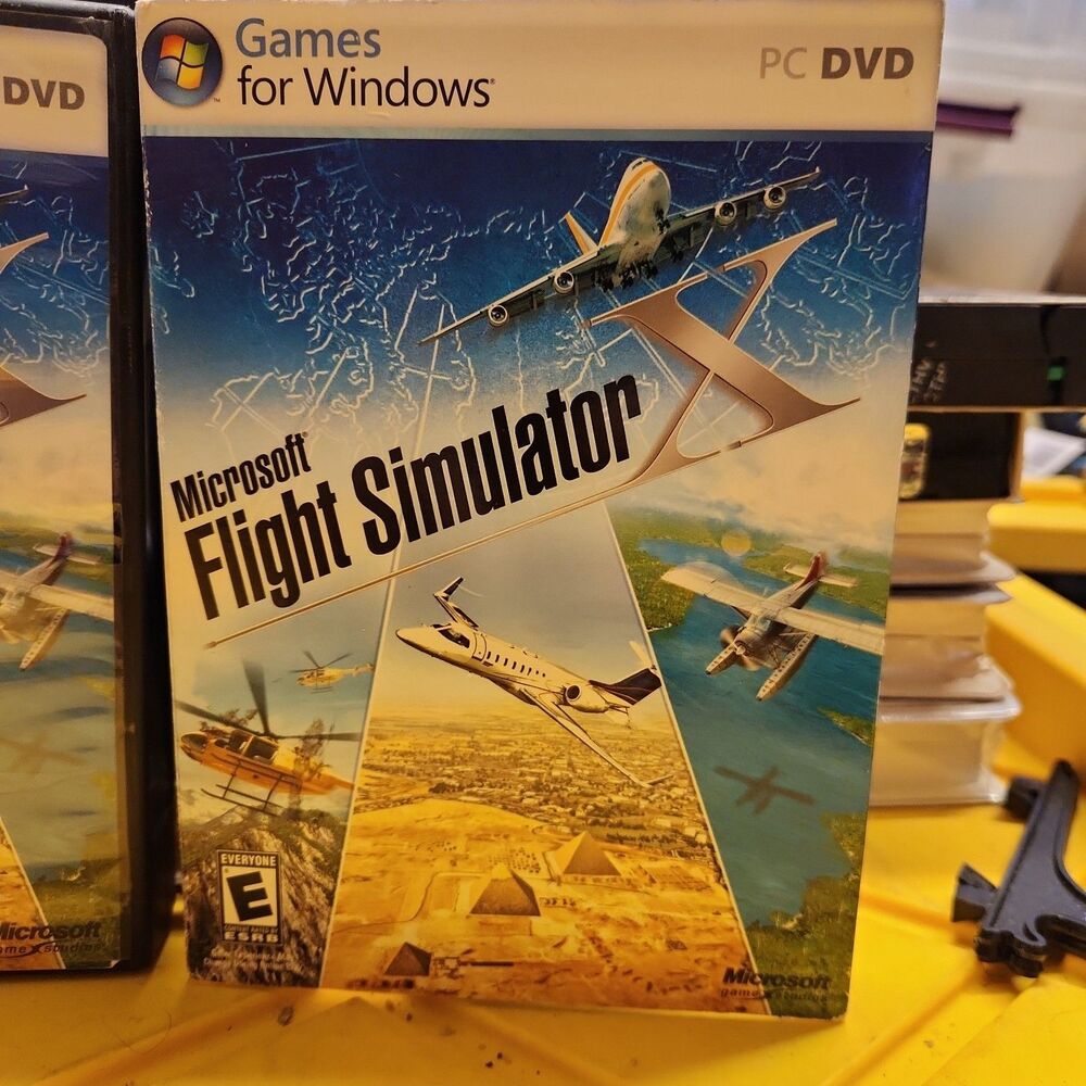 Microsoft Flight Simulator X Game For Windows PC DVD Includes Key & Manuals - Picture 2 of 5